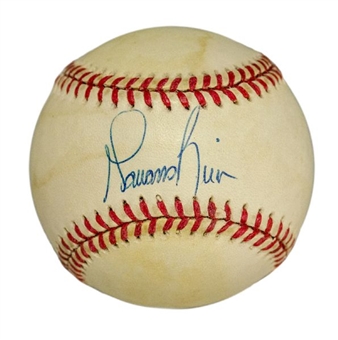 Mariano Rivera Signed 1996 World Series Baseball With Early Signature